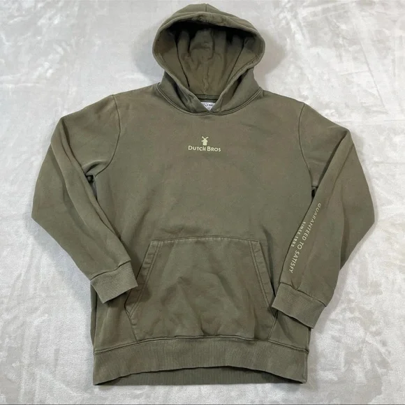 Dutch Bros Women’s SMALL Brown Oregon Hoodie RARE “The Beaver State” DB … - Picture 10 of 14